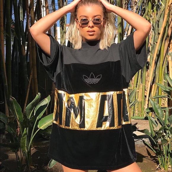 oversized t shirt dress adidas